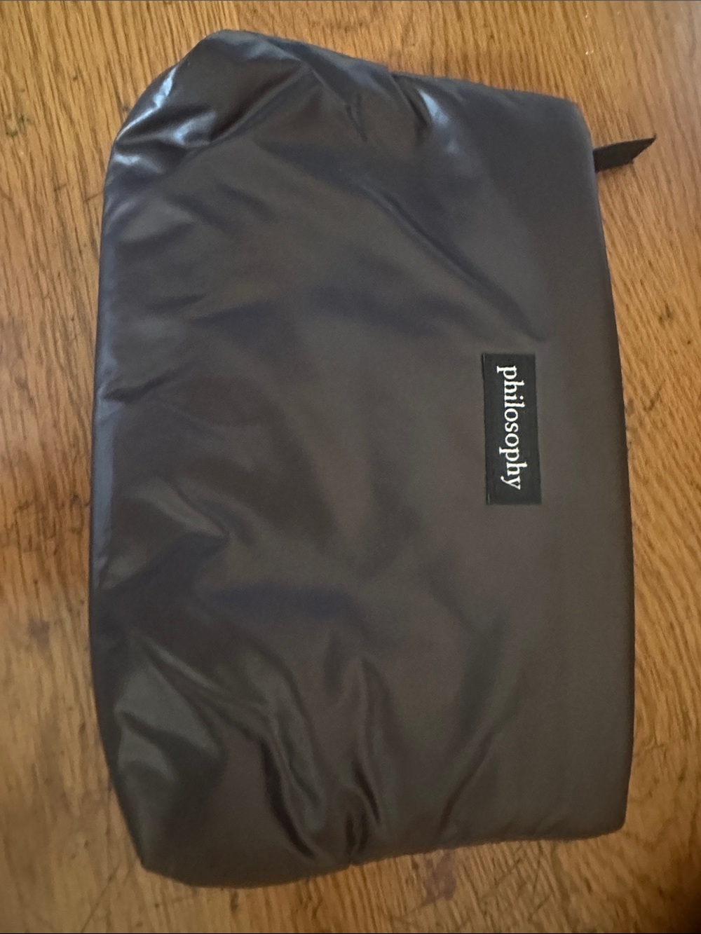 Philosophy Men's Dark Gray Travel Toiletry Pouch